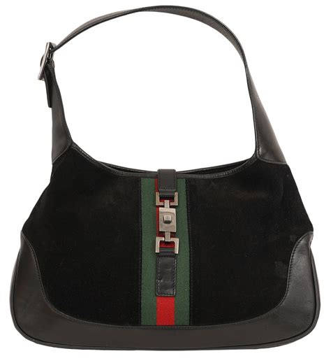 vintage black Gucci shoulder bag